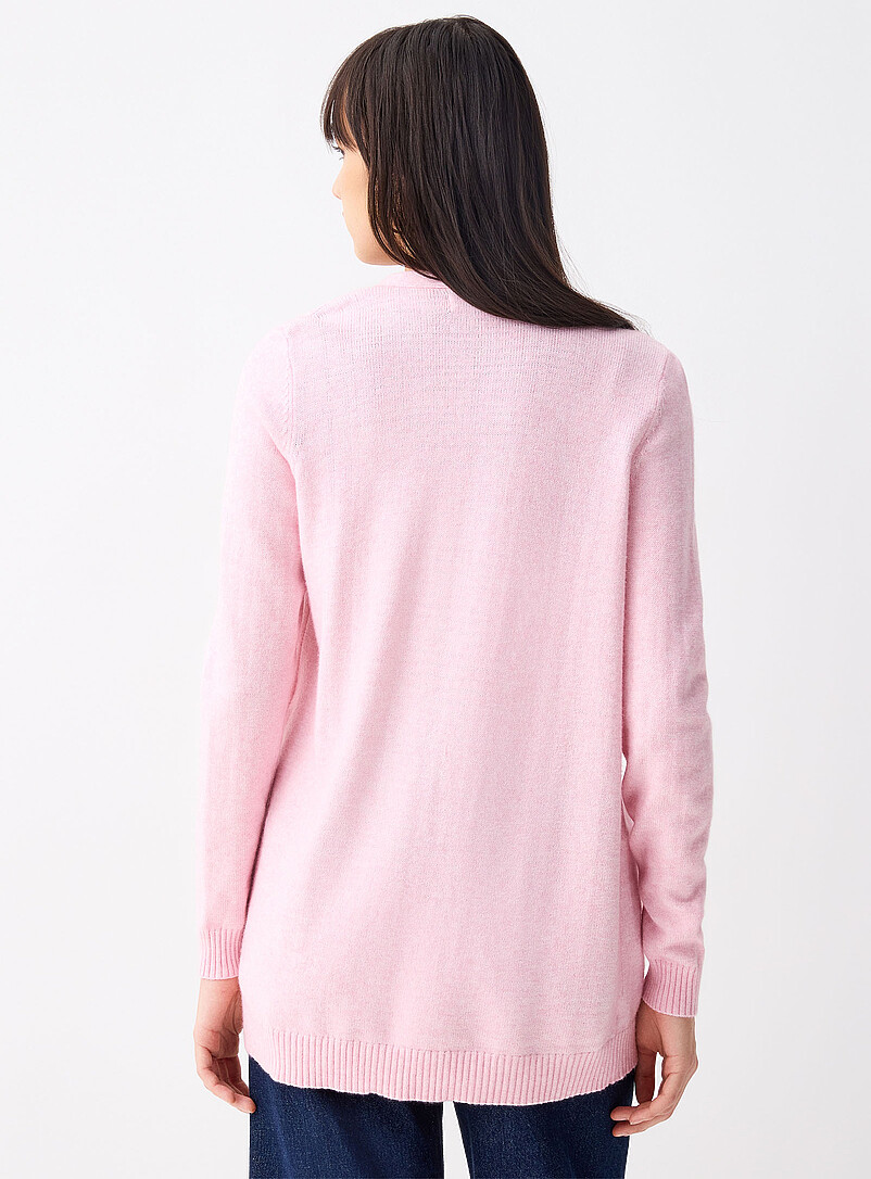 Only Corn/Vanilla Yellow Lesly patch pocket open cardigan for women