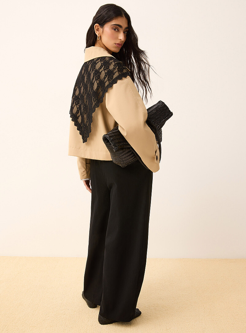 Floral lace tie scarf | Only | | Simons