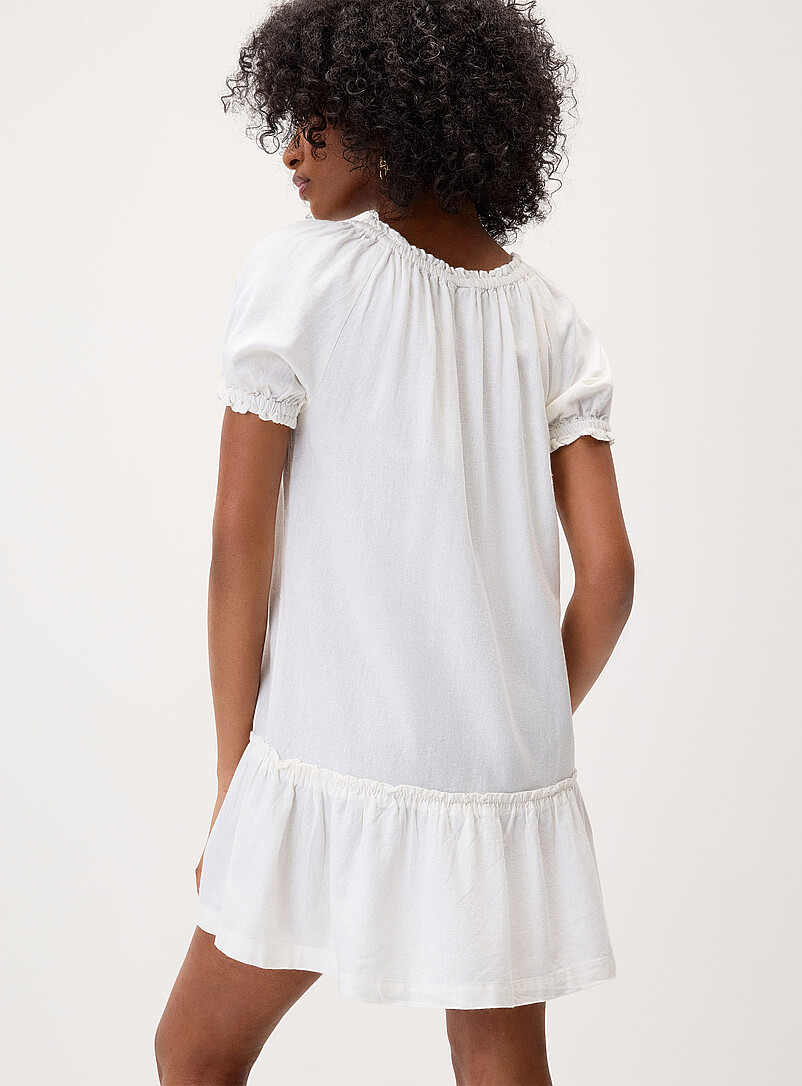 Boho linen-blend dress product image 3