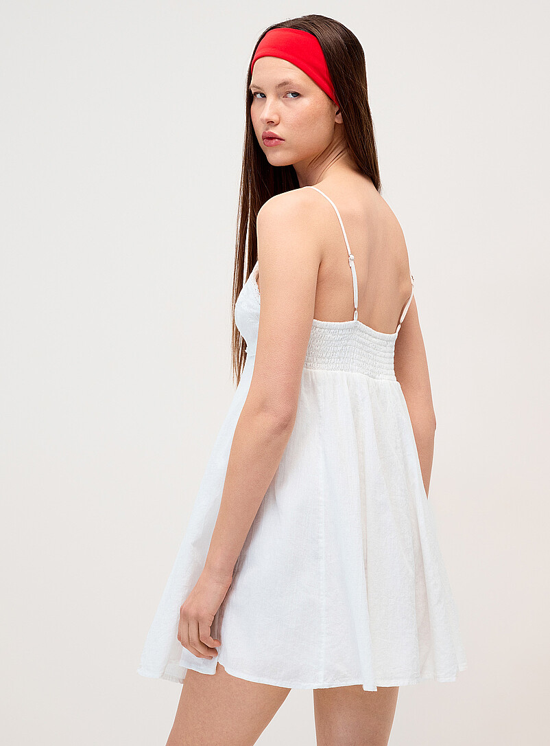 Embroidered bodice minidress product image 3