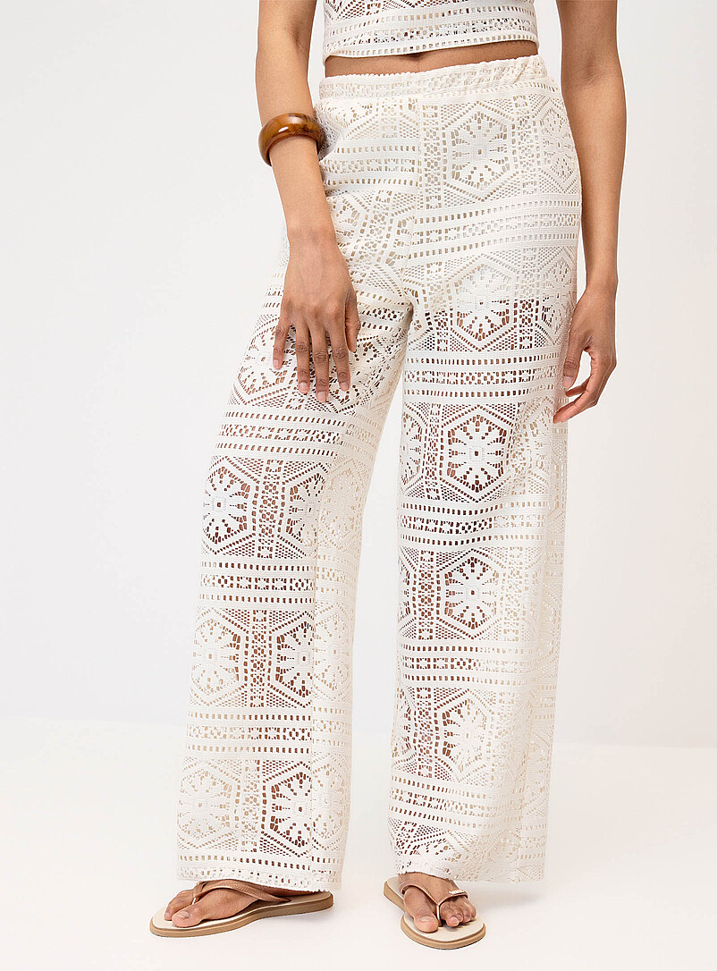 Openwork knit pant product image 2