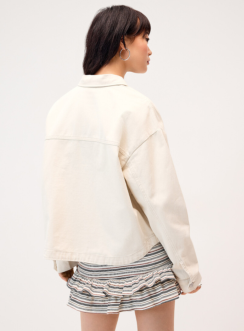 Patch pockets jean jacket product image 3