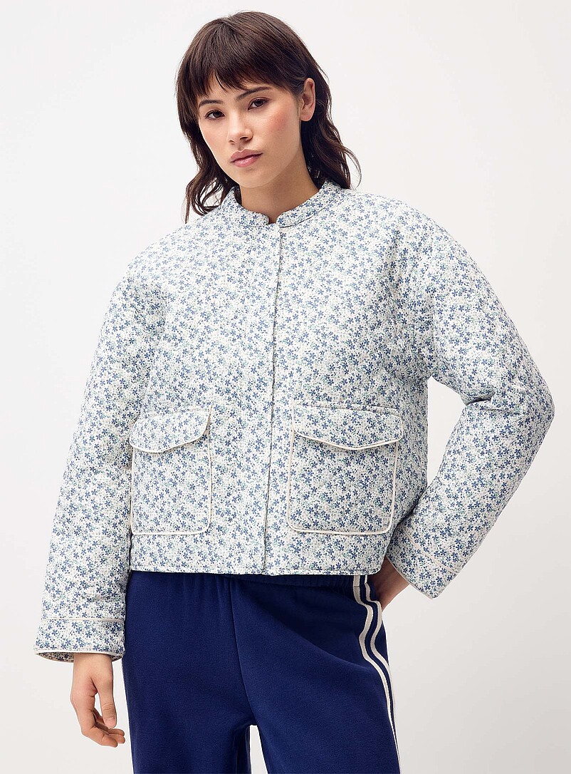 Quilted Floral Jacket