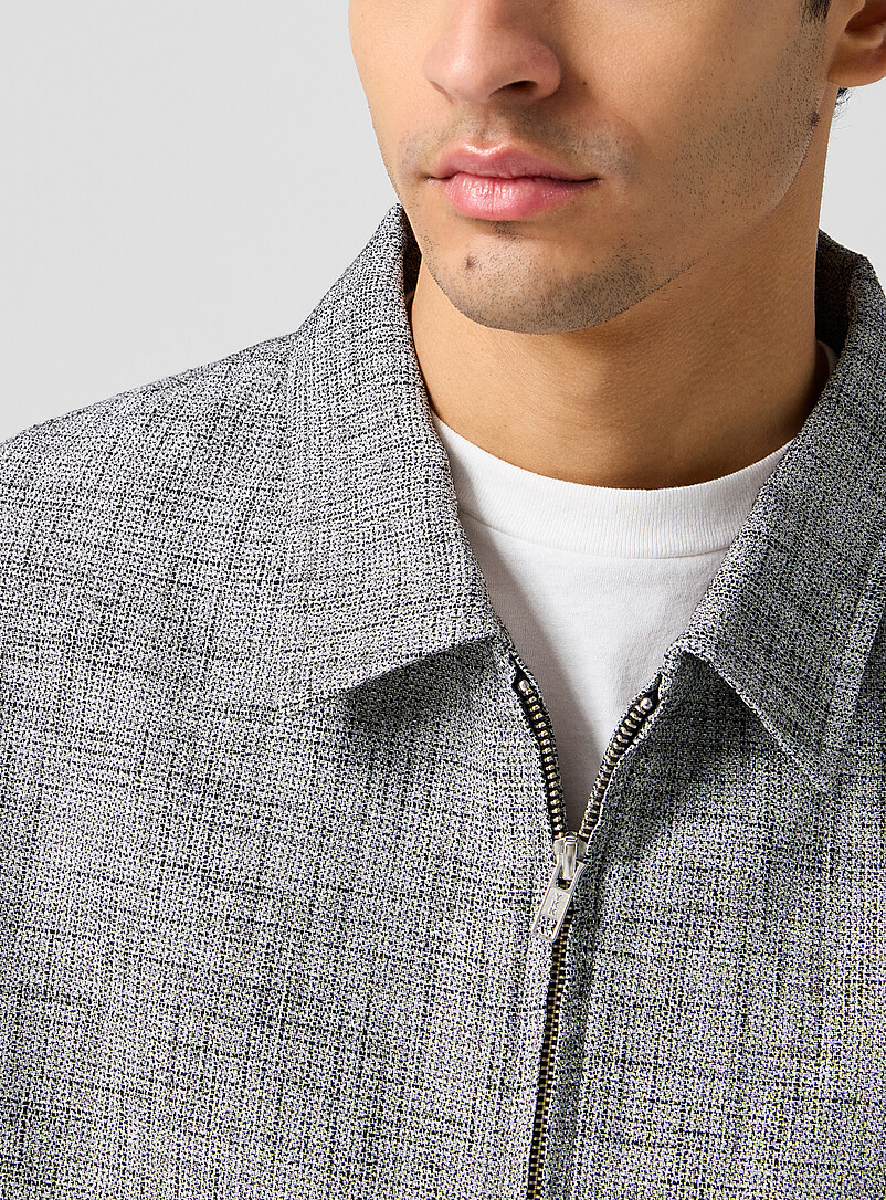 Ohio woven zip-up jacket | BODE | | Simons