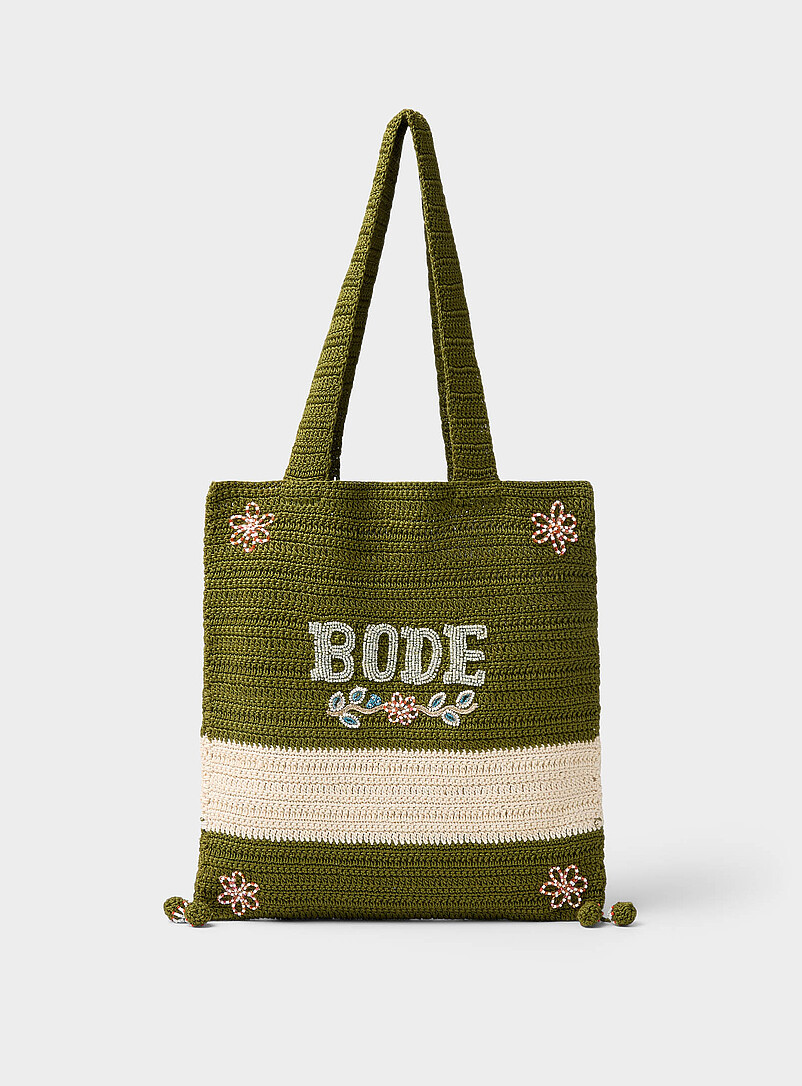 Le cabas crocheté logo billes | BODE | | Simons