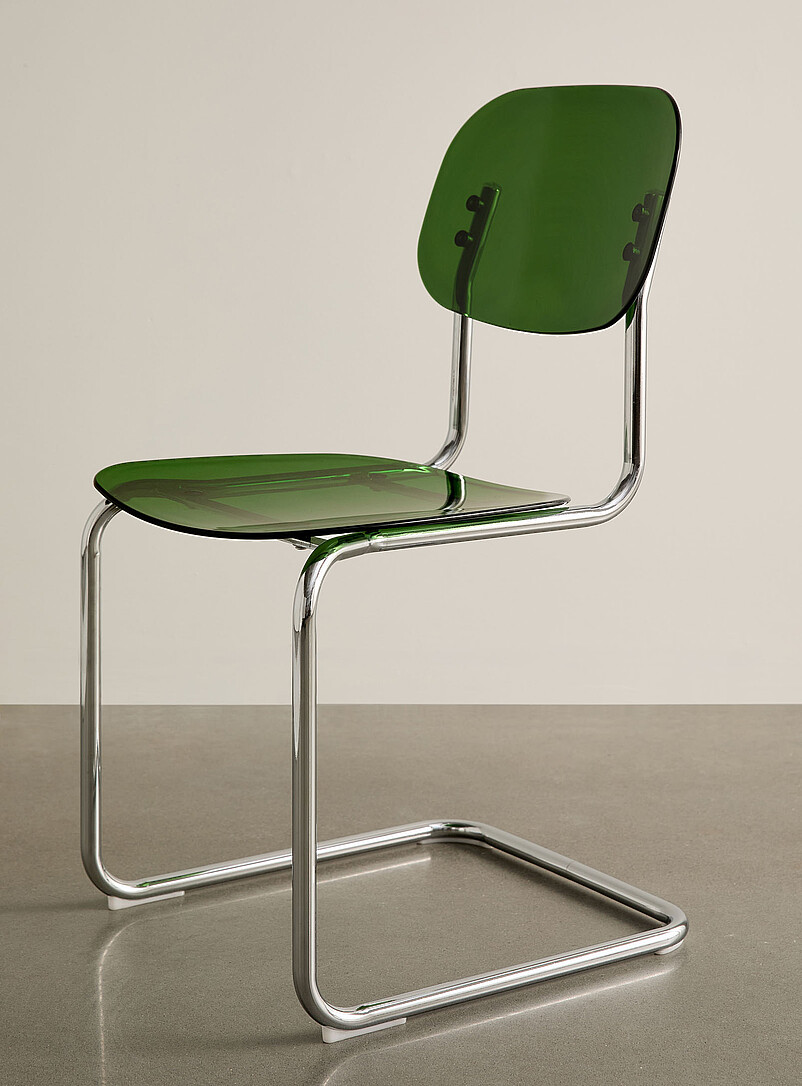 Simons Maison: Les chaises polycarbonate et m&eacute;tal Ensemble de 2 Gris