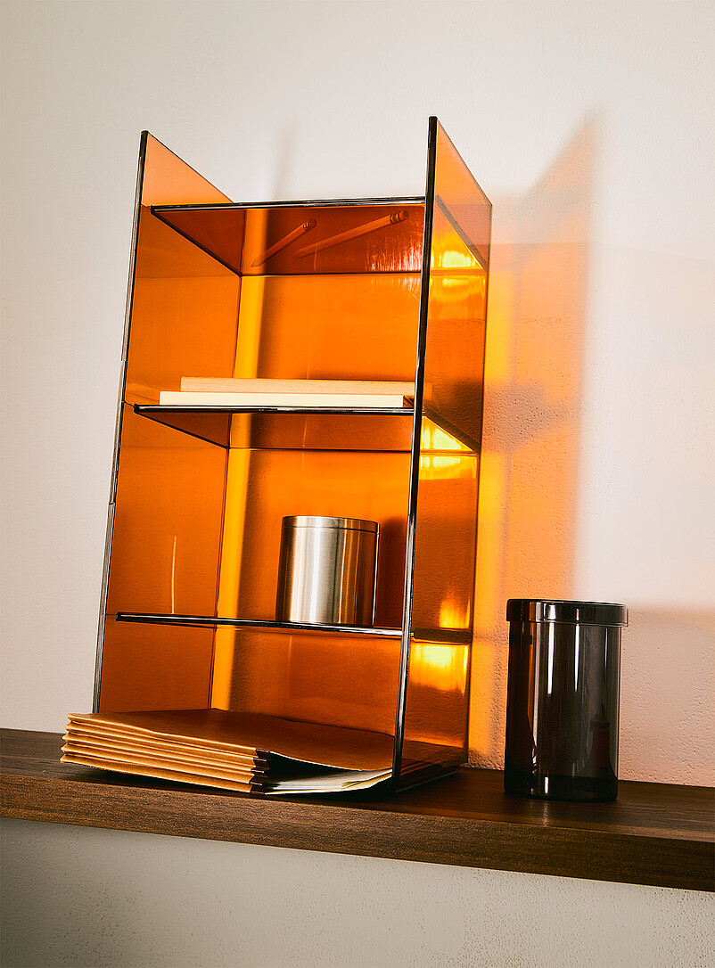 Stackable Polycarbonate Shelving