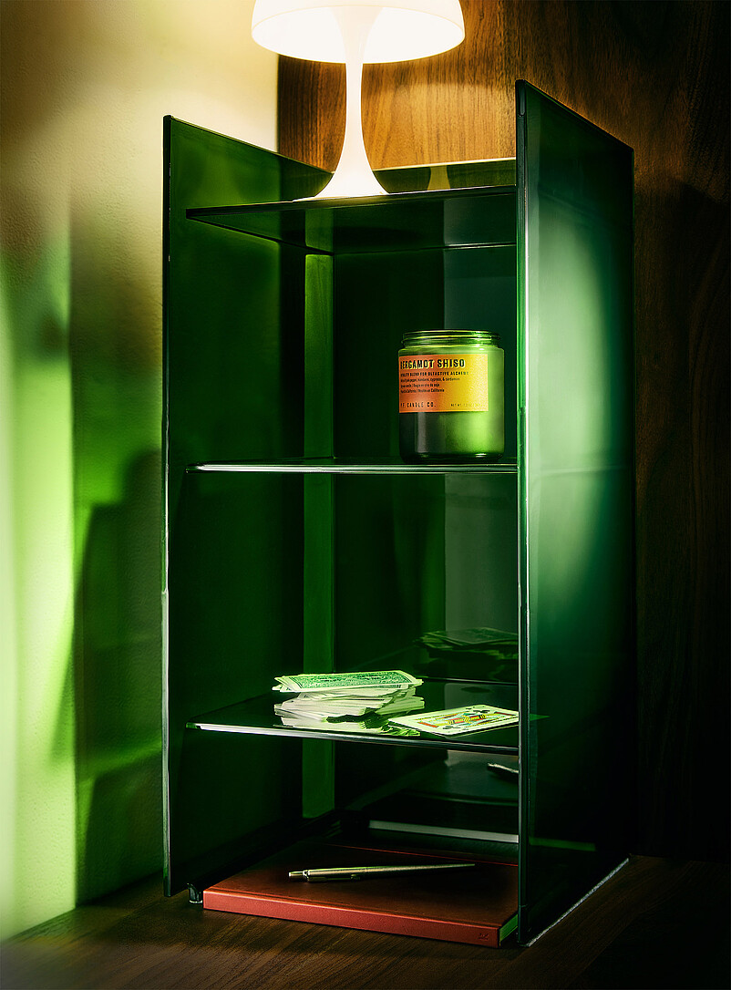 Stackable Polycarbonate Shelving