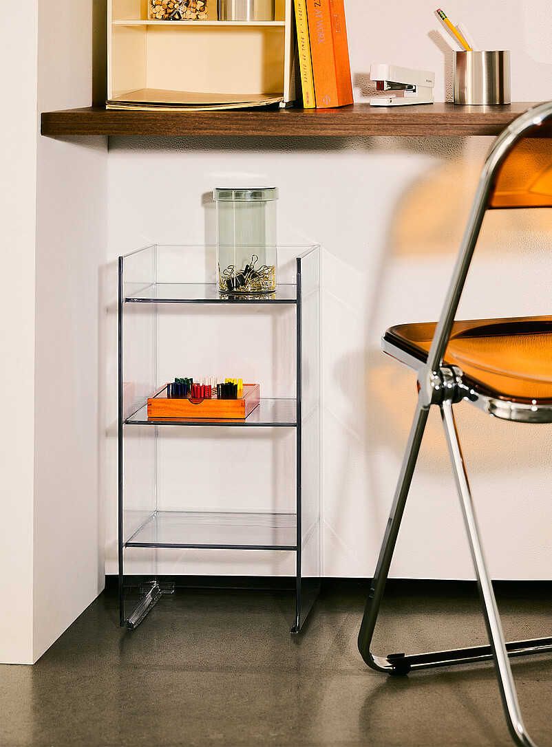 Stackable Polycarbonate Shelving