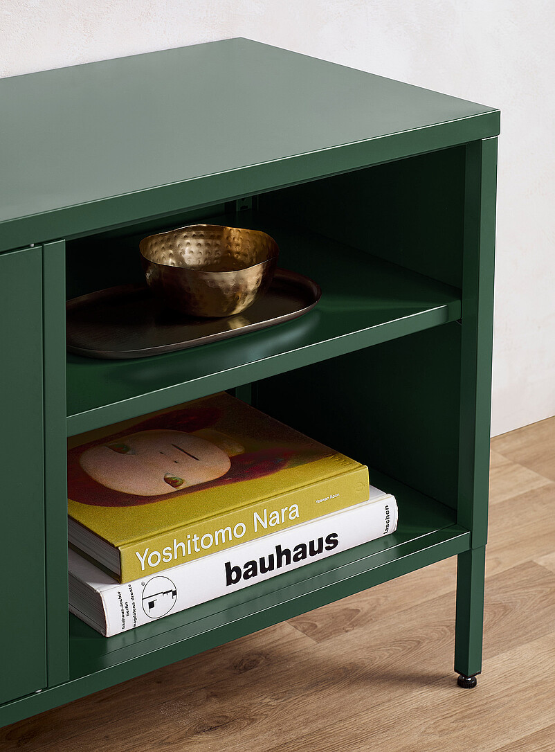 Metal locker-style media unit 60" product image 2