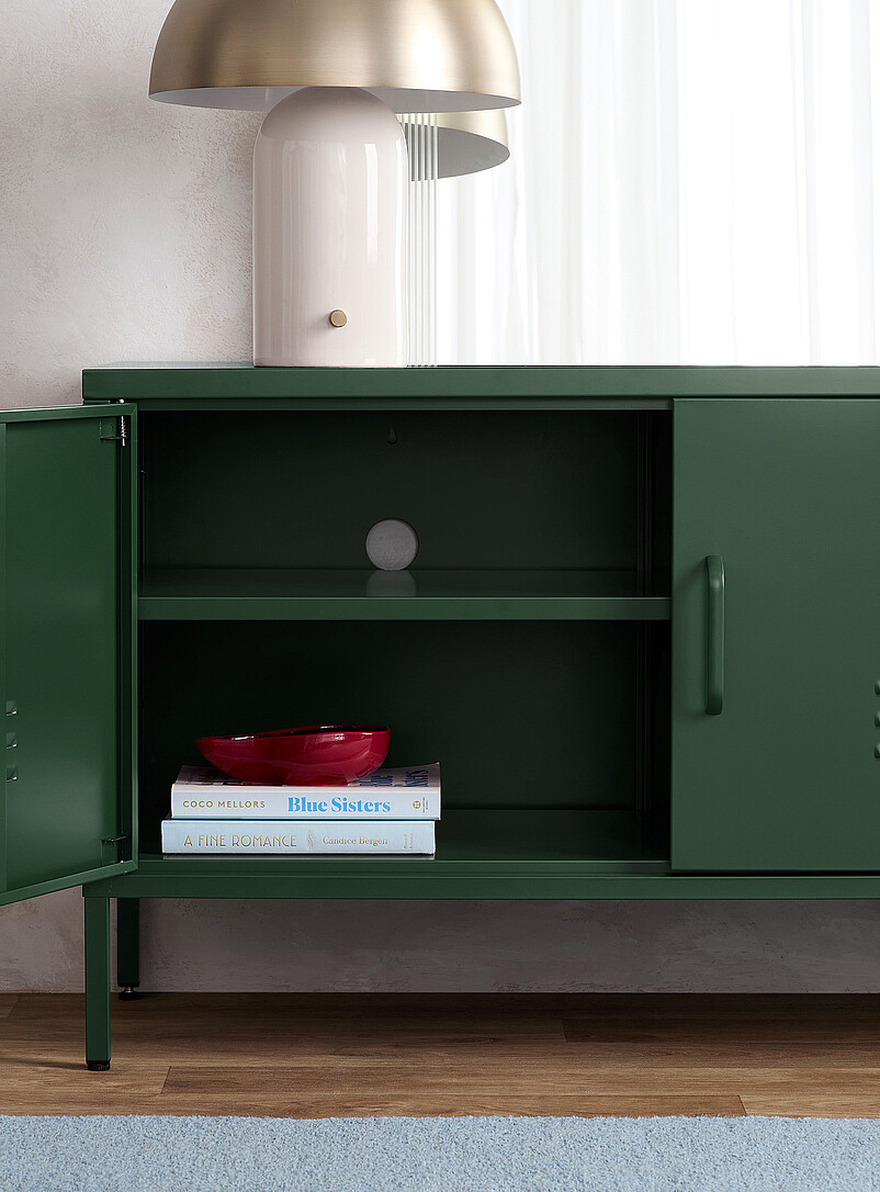 Metal locker-style media unit 60" product image 3