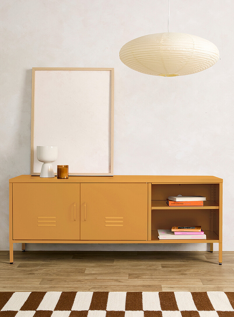 Metal Locker-Style Media Unit 60"
