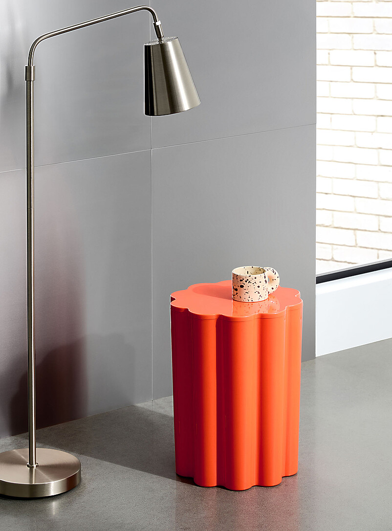 Scalloped Side Table