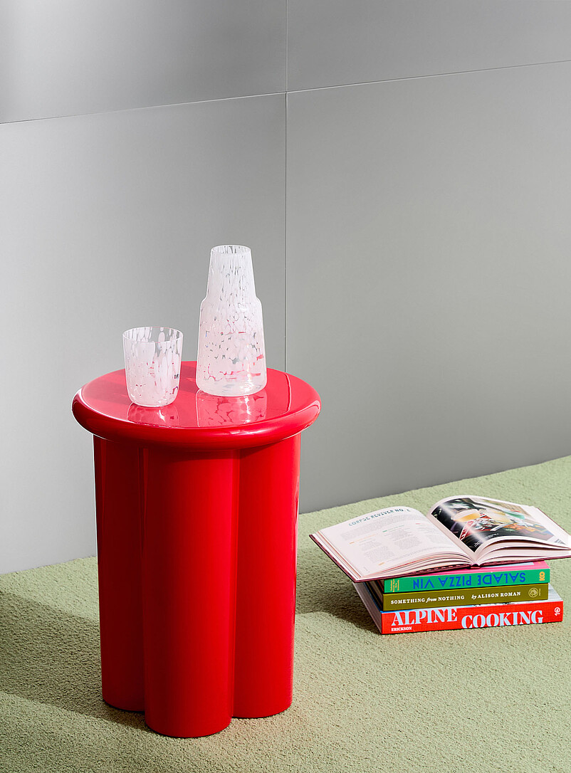 Sculptural Side Table With Storage