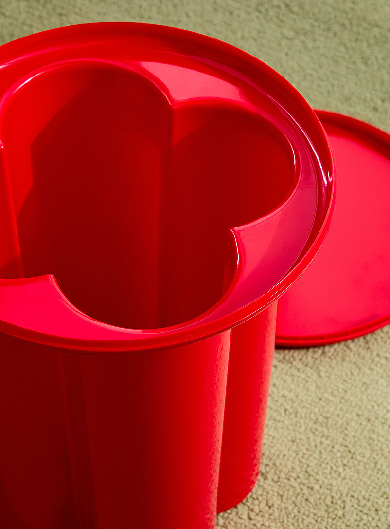 Sculptural side table with storage product image 2