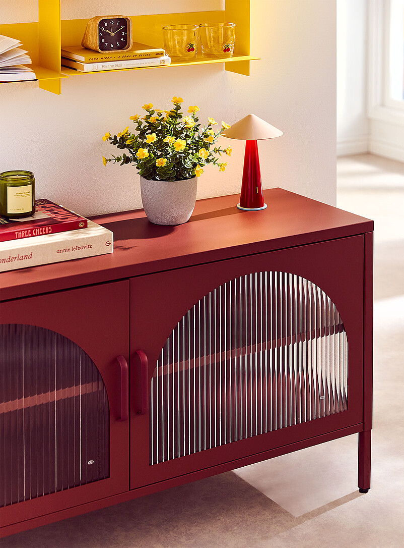 Metal TV unit with doors product image 2
