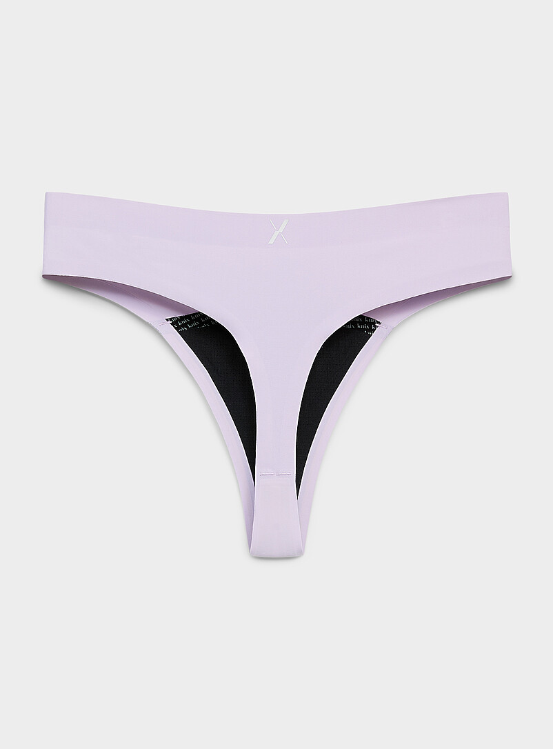 Knix Beige UltraThin No-Show thong period panty Absorption: light for women