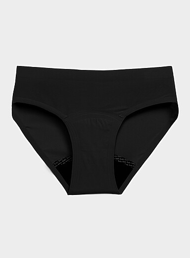 UltraThin No-Show bikini period panty Absorption: moderate
