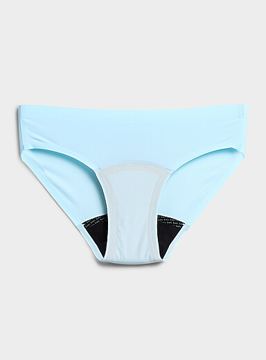 Knix Baby Blue UltraThin No-Show bikini period panty Absorption: moderate for women