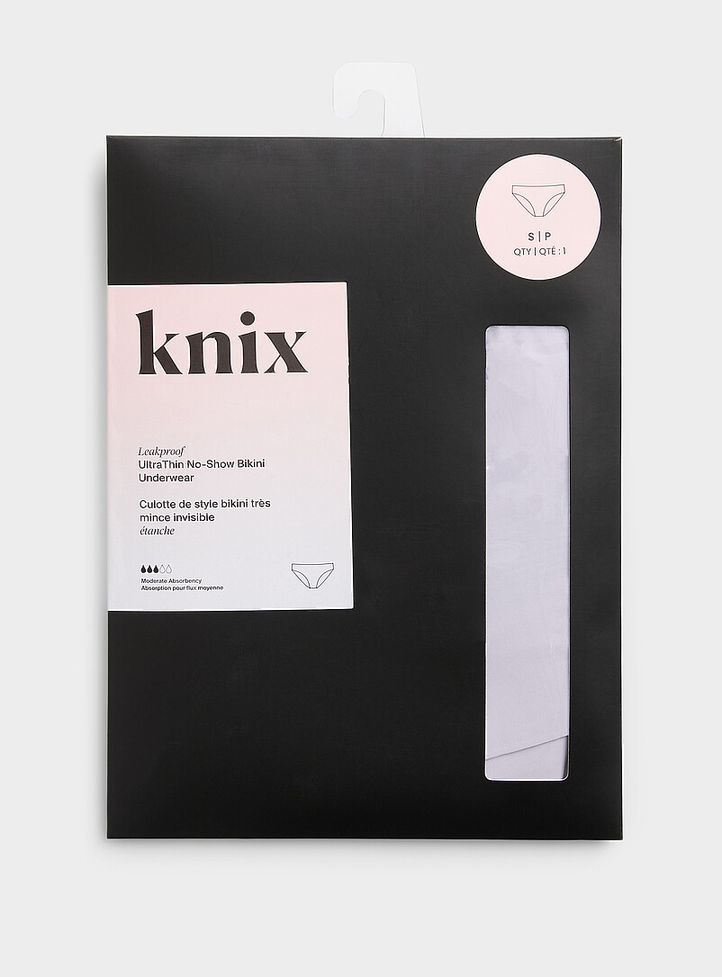 Knix Dusky Pink UltraThin No-Show bikini period panty Absorption: moderate for women
