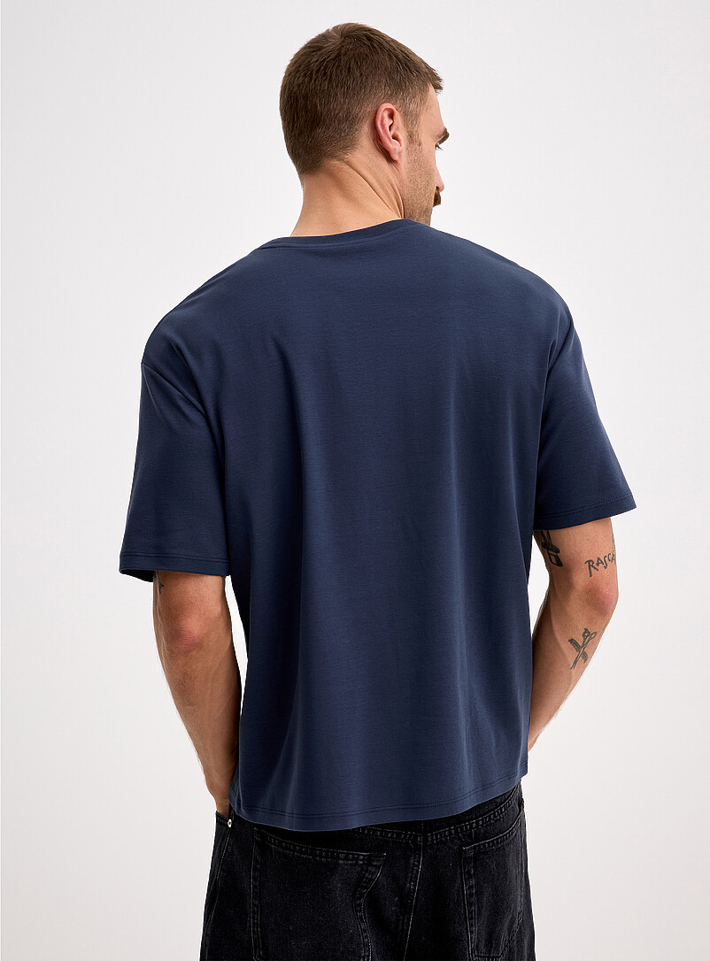 Le 31: Le t-shirt coton pima biologique <b>Coupe confort</b> Blanc pour homme