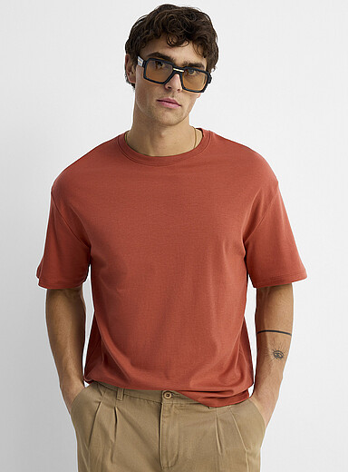 Organic Pima cotton T-shirt <b>Comfort fit</b>