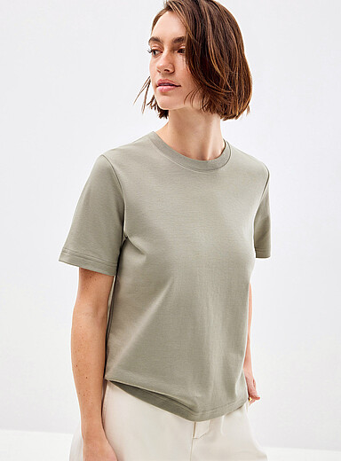 Le t-shirt d&eacute;contract&eacute; coton pima