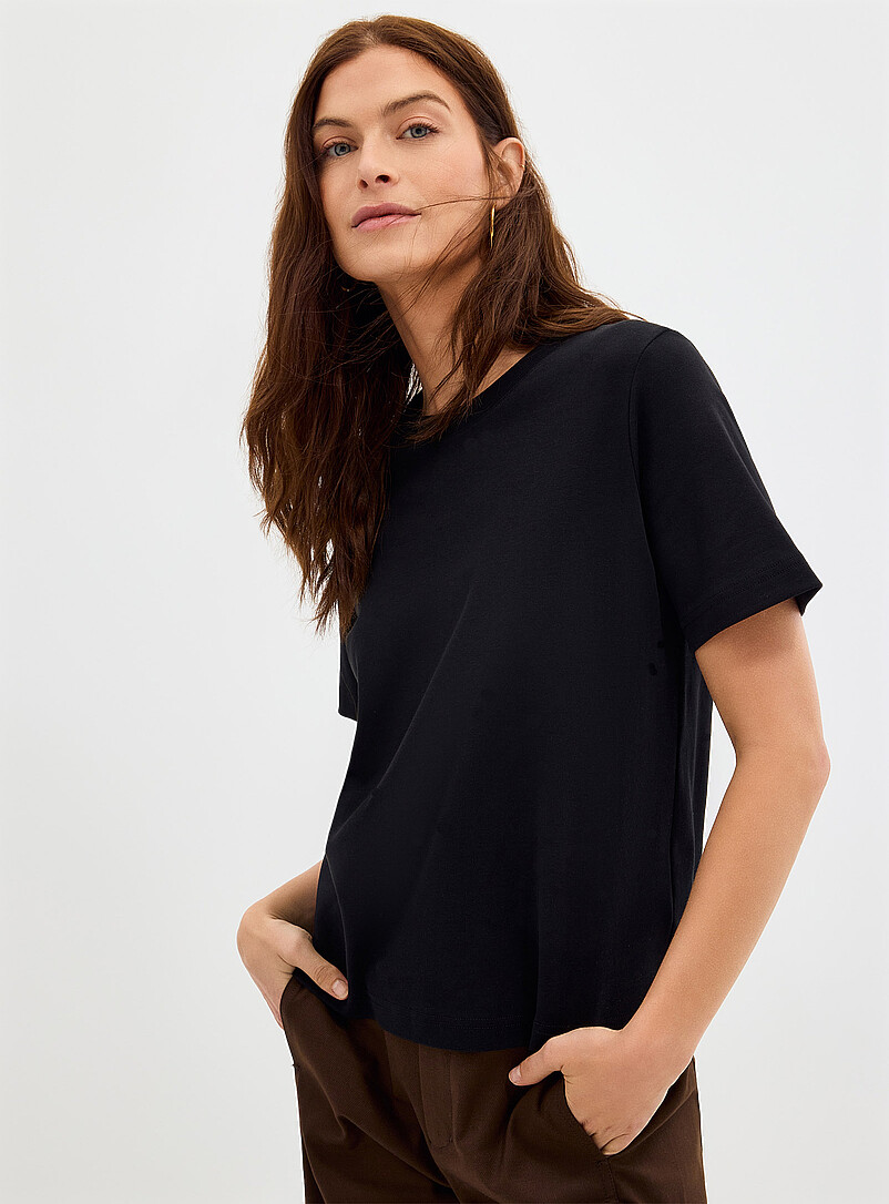 Relaxed Pima cotton T-shirt product image (primary)