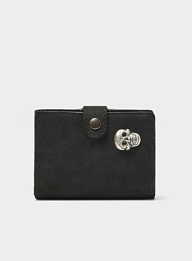 Le miniportefeuille su&egrave;de d&eacute;tail cr&acirc;ne