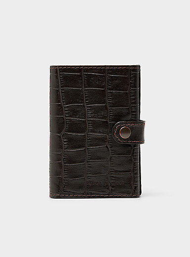 Secrid croc-leather miniwallet