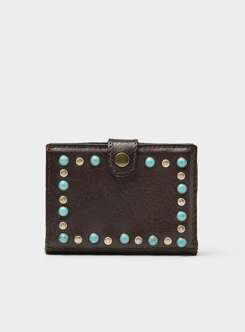 Turquoise Accent Miniwallet
