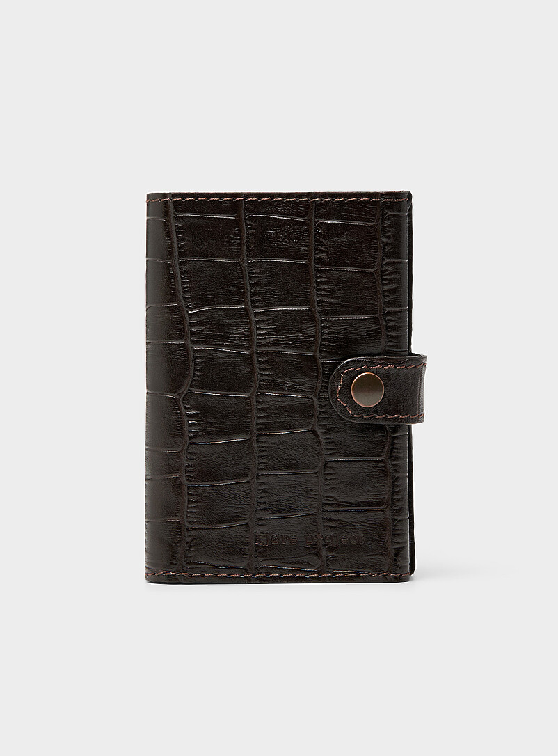 Secrid Croc-Leather Miniwallet