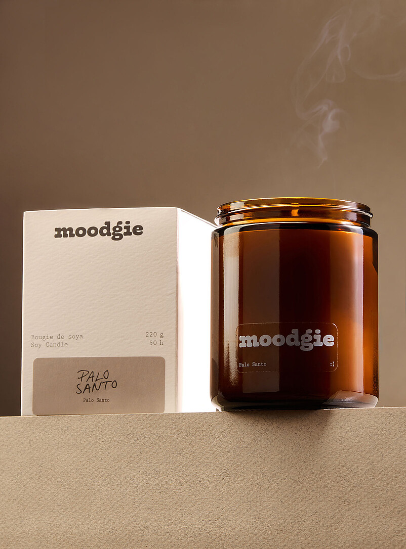 Palo santo scented candle product image (primary)