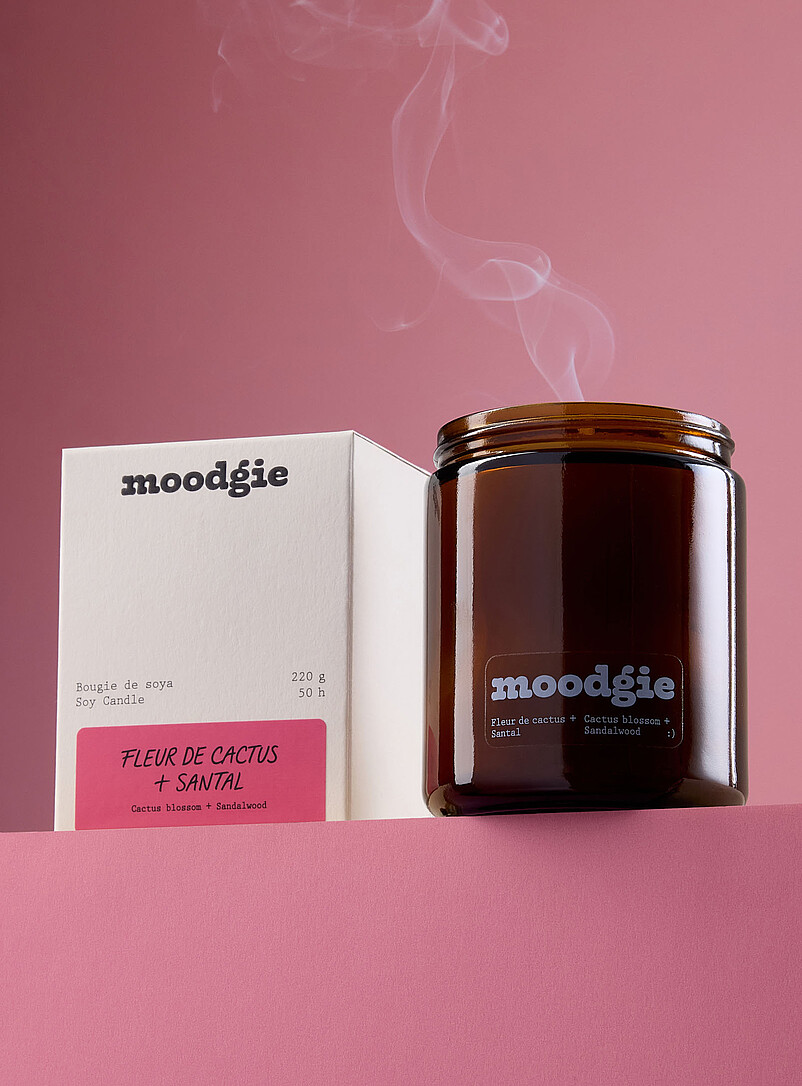 Cactus blossom and Sandalwood scented candle product image (primary)