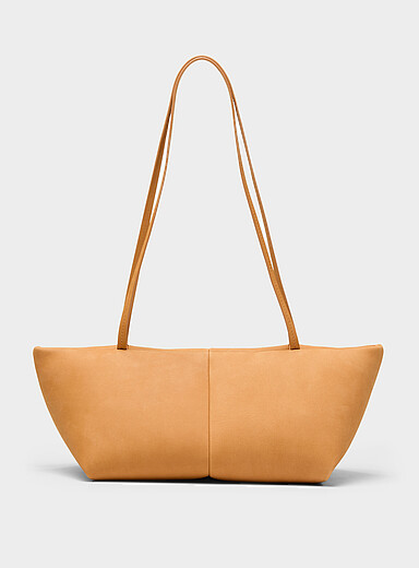 Le sac d'&eacute;paule allong&eacute; cuir nubuck Boulevard
