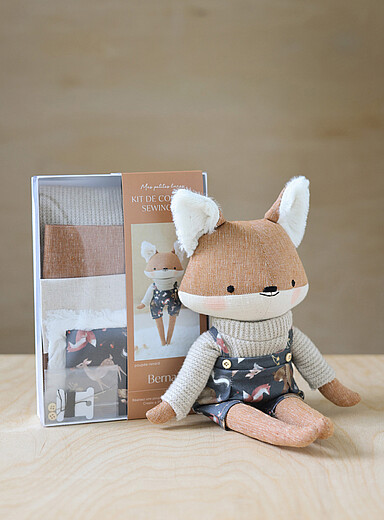 L'ensemble de couture peluche Bernard le renard