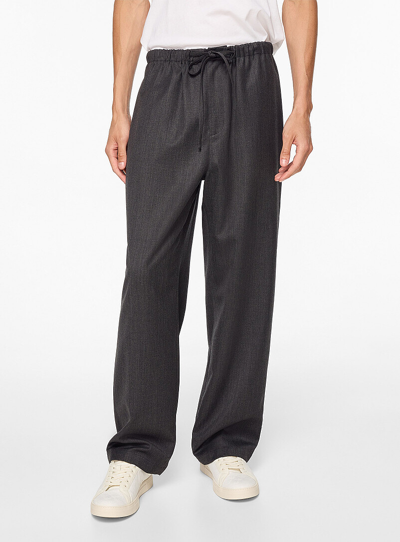 Drawcord waist graphite pant | Le17septembre | Shop Men's Designer