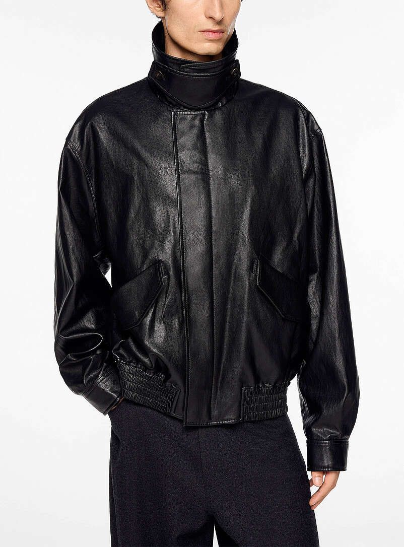 Loose faux-leather jacket | Le17septembre | Shop Men's Jackets