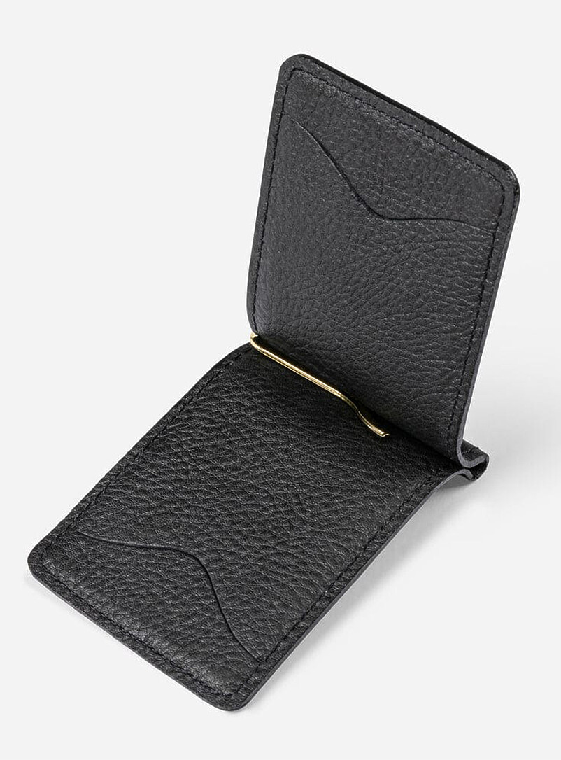 Vegetable-tanned leather card case | Monte & Coe | | Simons