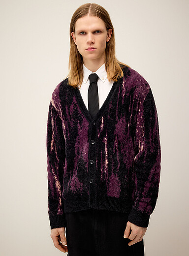 Ashfall fuzzy cardigan