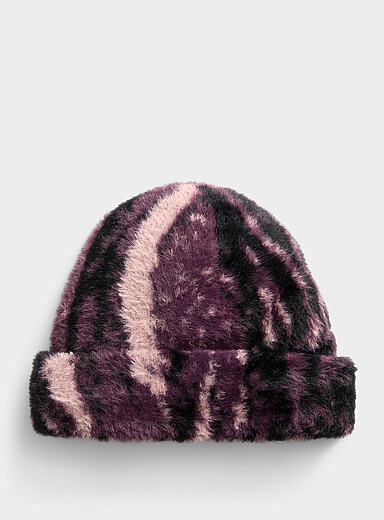 Ashfall fuzzy-knit cuffed tuque