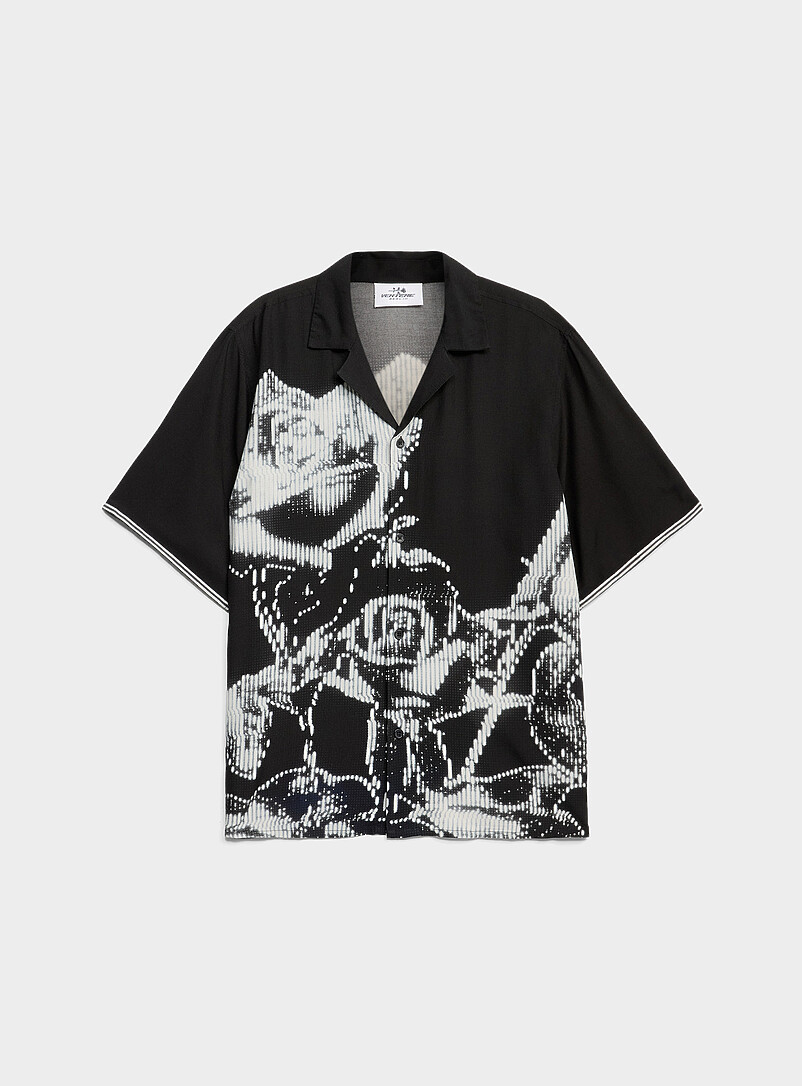 Optical Rose Camp Shirt