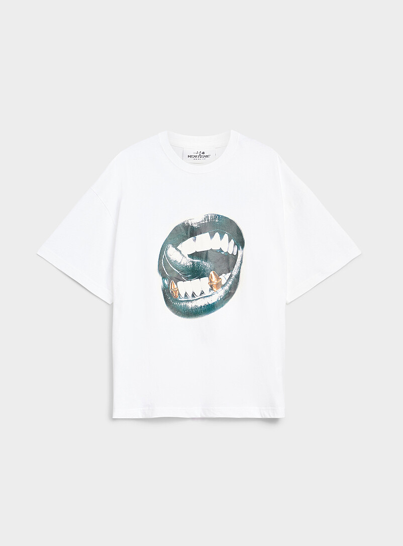 Metallic Mouth Graphic T-Shirt