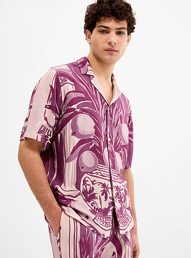 La chemise Capri monochrome <b>Coupe relaxe</b>