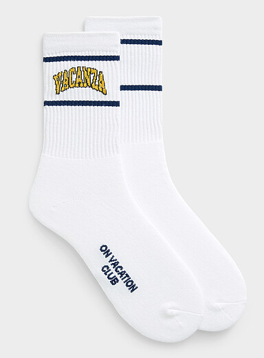 Vacanza ribbed socks