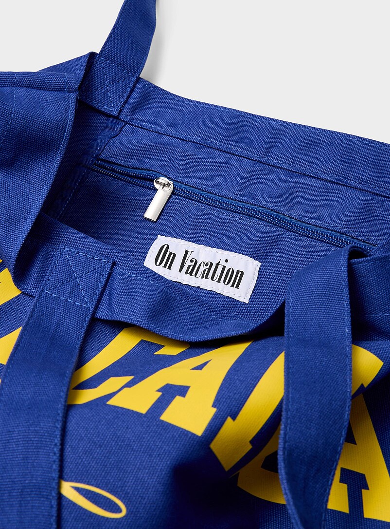 On Vacation: Le cabas bleu Vacanza Bleu pour homme