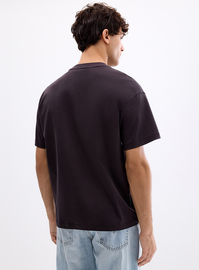 NN. 07 Brown Lionel mercerized cotton T-shirt for men