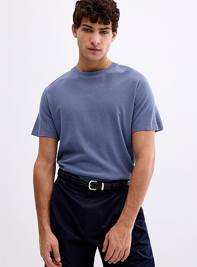 Le t-shirt microgaufr&eacute; Clive