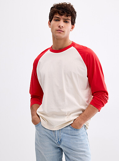 Le t-shirt raglan contraste Regie