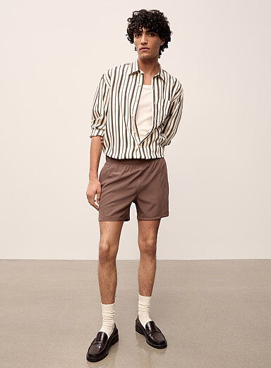 Le short toile extensible